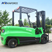 Chariot élévateur KINFORCE à moteur AC et batterie au plomb, prix usine, respectueux de l'environnement, pour travaux de construction