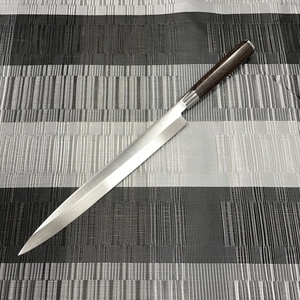 日本12英寸柳叶刀440C高级钢单斜面切刀，带高级手柄日本寿司生鱼片刀 - Product Image 3