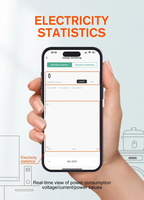 LDNIO SEW1080 Prise d'alimentation intelligente WiFi Tuya Smart Socket EU Contrôle à distance Home Smart Life Extension Socket Strip