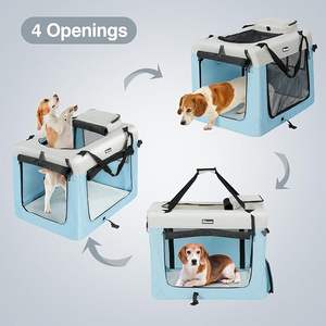กรงสุนัขแบบนุ่มเป่าลมแบบพกพาสำหรับกลางแจ้งและการเดินทาง - Product Image 5