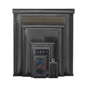 5 упаковок, большие огнеупорные и водонепроницаемые пакеты Фарадея, RFID-сигнальный брелок, противоугонные бытовые товары - Product Image 1