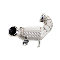 Tuyau catalytique avant à flux d'air amélioré pour Mercedes W177 A45s A45 CLA45 AMG Euro 6B Power Tuning