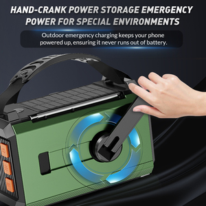 <span class=keywords><strong>Radio</strong></span> de Emergencia Recargable Solar de 20000mAh con Funciones FM AM WB, Acceso a Internet, Linterna Integrada y Manivela SOS - Product Image 4