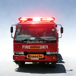 Conception de lentille de réflexion LED de haute qualité voyant d'avertissement d'urgence barre lumineuse stroboscopique rouge pour véhicules camions de pompiers Double chargeur - Product Image 1