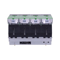 Distributeur de pièces CX25 NRI avec interface RS232/USB pour les applications de terminaux en libre-service, kiosques, banques et services de guichet automatique