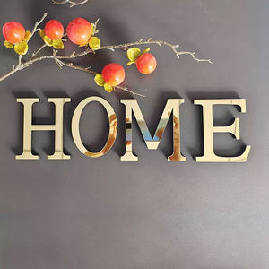 10 e 20cm autoadesiva in oro 3D oro acrilico alfabeto lettera specchio adesivo da parete lettere inglesi adesivi per <span class=keywords><strong>casa</strong></span> ufficio Bar decorazione - Product Image 3