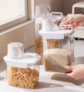 RTS Hot Sale Hot Sale 1.1/1.8/2.3L Food <strong>Storage</strong> Container Transparent Airtight Food <strong>Storage</strong> Container Set <strong>Bins</strong> <strong>Lid</strong> <strong>Storage</strong> - Product Image 4