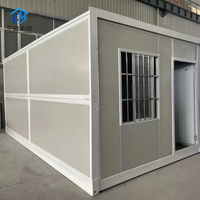 Maison conteneur pliable de luxe, fabrication sur mesure, cabine modulaire préfabriquée portable pour hôtel, bureau et projets de camping