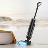 Aspirateur sans fil eau et poussière, sans balais, 200 AW, aspiration puissante, écran LED, double réservoir sale/propre, pour sols domestiques et de toute la maison