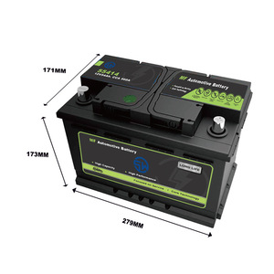 Batterie de voiture DIN55414 12V 54Ah sans entretien, batterie de démarrage pour véhicule, bateau, remplacement, réparation - Product Image 2