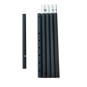 Telescopic Tarp Tent Support Pole <b>28mm</b> Diameter 6061 Aluminum Alloy Black Extendable Pole For Outdoor Use - Product Image 5