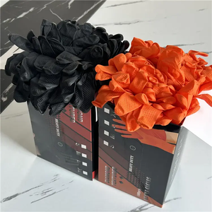 Tùy Chỉnh Dùng Một Lần Màu Đen Cam Găng Tay Cơ Khí Công Nghiệp Grip Dày Kim Cương Ratten Cao Su Tay Kim Cương Găng Tay Nitrile Găng Tay - Product Image 4