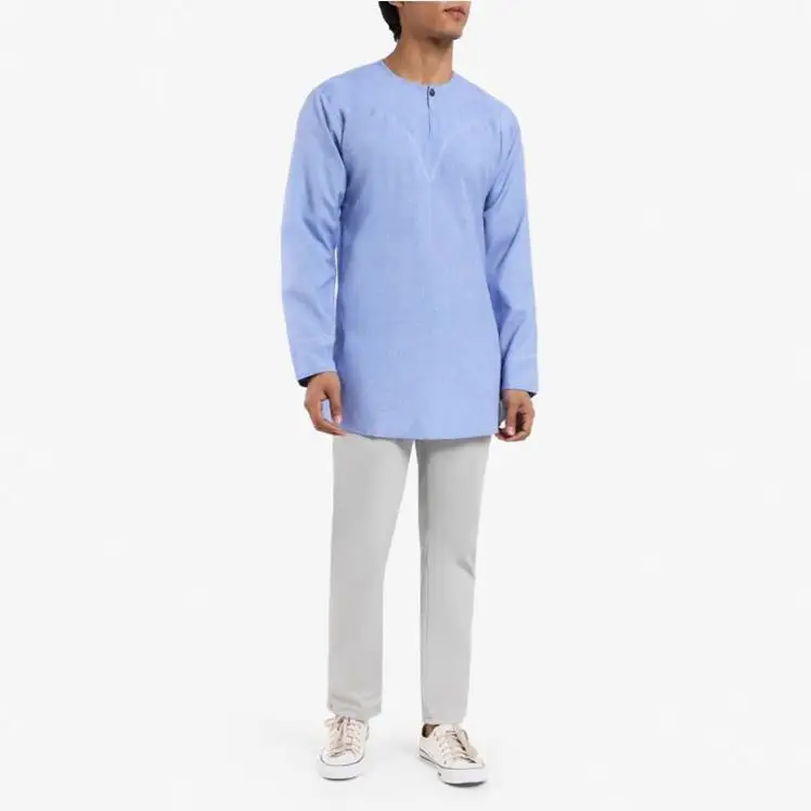 Модные кружевный мусульманский оптовая продажа мужских Исламская одежда Блузка Для Мужские Курта