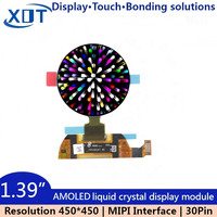 Écran d'affichage circulaire XOT 1,39 pouces Amoled 450*450 rétroéclairage LED, écran tactile On-Cell, couverture définie par l'utilisateur, MIPI Smartwatch