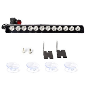 Luces estroboscópicas <span class=keywords><strong>LED</strong></span> superbrillantes <span class=keywords><strong>para</strong></span> <span class=keywords><strong>parabrisas</strong></span> delantero de coche, accesorios de emergencia <span class=keywords><strong>para</strong></span> automóvil, 12 luces <span class=keywords><strong>LED</strong></span> intermitentes de advertencia - Product Image 5
