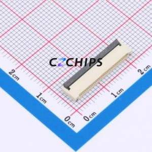 HW0520010-352R-001 FFC/FPC Connector SMD,P=0.5mm,Horizontal Mount Connector Flip Cover Type Double Side Contact / Top Bottom - Product Image 1