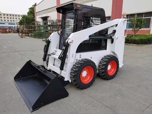 Fourniture directe d'usine Machines de terrassement bon marché Mini chargeuse compacte avec brosse Grappin Souche Seau Grappin Attachement - Product Image 4