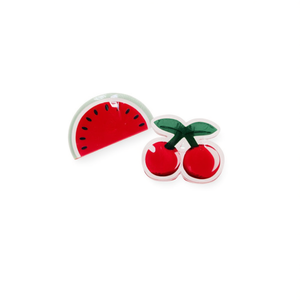 Pince à cheveux en forme de fruit, deux pièces, 5,5 cm, pour femmes et filles - Product Image 1