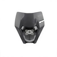 Feu avant pour plaque de phare LED SM-025 à 5 lentilles pour moto de cross, dirt bike, pit bike 125-450