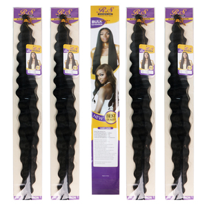 <span class=keywords><strong>Extension</strong></span> per Capelli Lunghi e Ricci a Onda Profonda <span class=keywords><strong>con</strong></span> Fibra Resistente al Calore per Donne di Colore, <span class=keywords><strong>Trecce</strong></span> Boho - Product Image 1