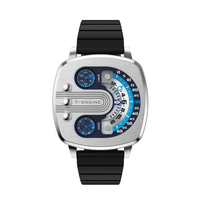 Montre mécanique innovante de haute qualité avec mouvement de boîtier de transmission, distinctive et unique, à mouvement spécialisé