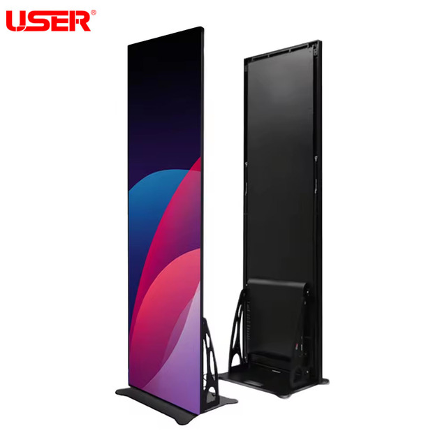 Foldable P1.86 P2 P2.5 Indoor Video Wall LED Screen Display Foldable LED Poster Display Video Wall Board Foldable LED Banners