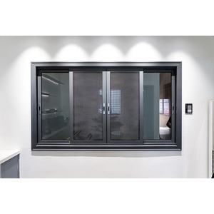 Ventanas Doble Acristalamiento Precio Filipinas Barco Color Bronce Cerraduras Aluminio Con Pantallas Pvc Sótano Rv Deslizante Ventana Corredera - Product Image 1