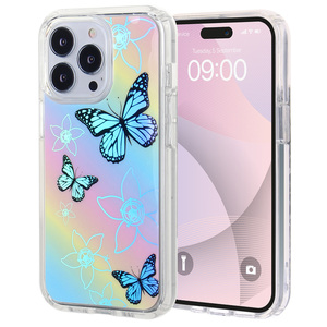 Cool Patterns Luxury Magnetic TPU+PC Phone <b>Case</b> Wireless Charging Four Corner Shockproof Anti-Slip Armor Design Clear Hard <b>Case</b> - Product Image 1