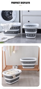 Shopping portatile multifunzione <span class=keywords><strong>lavaggio</strong></span> vestiti sporchi cesto portabiancheria in plastica pieghevole - Product Image 5