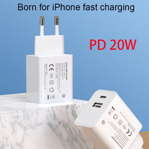 Mini cargador de pared certificado Ce OEM para iPhone 14 Fast 20W PD carga 2 puertos <span class=keywords><strong>USB</strong></span> <span class=keywords><strong>C</strong></span> tipo Qc3.0 auricular eléctrico OVP protección - Product Image 4