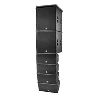 Audio professionnel Mini système de réseau de lignes bidirectionnel Double woofer 5 "un pilote de compression en néodyme 1.4" pour l'intérieur