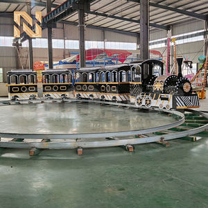 Tren Eléctrico Premium de Acero para 24 Personas - Trenes para Parques de Atracciones y Centros Comerciales con Alcance de 40 km para Uso en Exteriores - Product Image 4