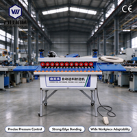 Machine de scellage de chants automatique pneumatique WANJIA 770 avec bande de sortie pour usine de fabrication de meubles en panneaux – Vente en gros