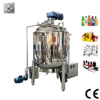 Réservoir de mélange de liquides en acier inoxydable FKJX 5000l avec agitateur intégré
