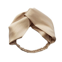Gerine 19MM 100% Soie Naturelle Chouchou pour Cheveux Doux Accessoires Capillaires pour Femmes Bandeau de Beauté Couleur Unie Personnalisable