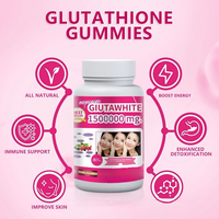 Capsules de glutathion pour éclaircir la peau, 1 500 000 mg, halal, pur, 30 capsules/flacon, pour adultes