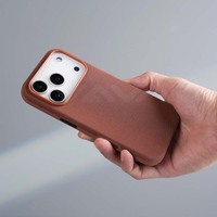 JOYPORODO L163 Coque de téléphone Techwoven en gros pour iPhone 15 16 17 Pro Max, Housse Magnétique Antichoc Tissée Technologique