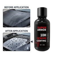 Kit de Revestimiento Cerámico de Alta Gama 10H para Pintura de Automóviles y Cuidado de PPF, Alto Brillo, Super Hidrofóbico, Anti-graffiti, Nano Revestimiento, Detallado Automotriz