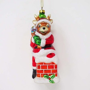 Fabrik Großhandel Weihnachts dekoration Nette Kitz Rucksack Dekorationen - Product Image 1