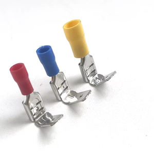 ชุดอุปกรณ์ต่อสายไฟแบบกึ่งฉนวนชนิด Piggy Back Spade Connectors ขนาด 22-10AWG 6.3 มม. (1/4 นิ้ว) แบบถอดเร็ว - Product Image 5