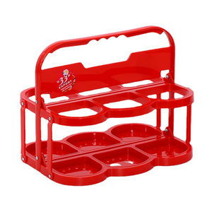 Accesorios de plástico con logotipo personalizado, <span class=keywords><strong>6</strong></span> paquetes de botellas de agua, cerveza, vino y bebidas - Product Image 1