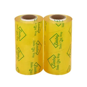 Ticari plastik Wrap yumuşak gıda sarma plastik ambalaj sarma meyve polietilen sarma filmi için PVC sarma filmi Nanya Wrap