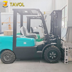 מלגזה חדשה דיזל 2.5 טון, 3 טון מנוע מיצובישי תיבת הילוכים אוטומטית מלגזות קבינה עם תורן למכולות ומשקל - Product Image 2