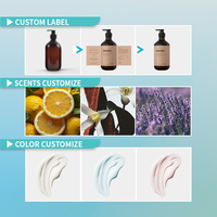 Marque privée Gel nettoyant moussant naturel et biologique à la menthe poivrée pour tous les types de peau Rafraîchissant Hydratant Blanchissant Parfum nettoyant pour le corps