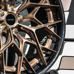 LSGZL Forged Wrap Carbon Fiber Custom 2-teiliger Mono block 5x130 5x114.3 5x112 17-26 Zoll Konkav felgen für Luxus-Urus-Autor äder - Product Image 4