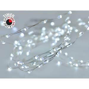 125 luces navideñas LED frías blancas a pilas de 2+0.25 m - Product Image 1