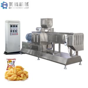 Leisure <b>Snacks</b> Maize <b>Snack</b> Food Puffing Extruder Making <b>Corn</b> Puff Machinery - Product Image 1