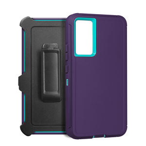 Funda de teléfono resistente a prueba de golpes Defender Armor Hybrid Hard Case con clip de cinturón para <span class=keywords><strong>Galaxy</strong></span> A32 <span class=keywords><strong>A33</strong></span> A35 A30 A21 A23 A25 4G 5G - Product Image 4