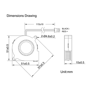 XG5015 <span class=keywords><strong>DC</strong></span> Kleiner Lüfter 5V12V24V Duftmaschine Luftbefeuchter Heizgerät Fahrzeug-Luftreiniger Großhandel - Product Image 6