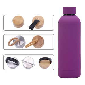 Botella de agua de boca pequeña de acero inoxidable para deportes al aire libre, termo de bebida de viaje con tapa para promoción - Product Image 5
